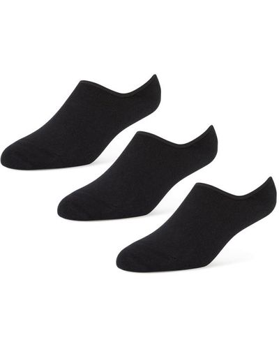 Foot Locker 3 Pack Active Dry Invisible Calcetines - Negro