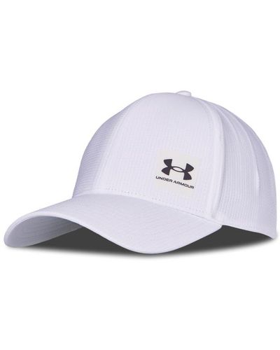 Under Armour Iso-chill Armourvent Caps - White