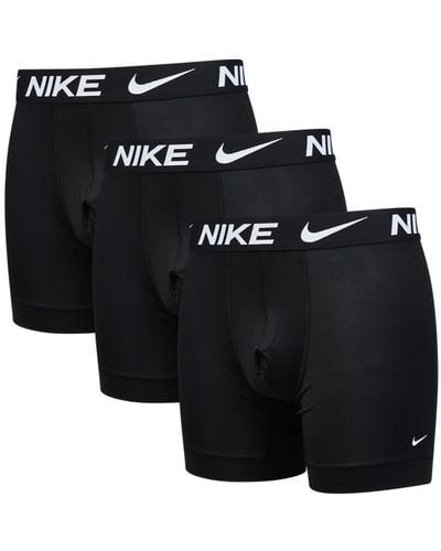Nike Boxer Brief 3 Pack Ondergoed - Zwart
