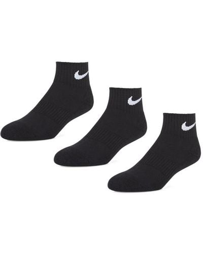 Nike Everyday Cushioned Ankle 3 Pack Socks - Blue