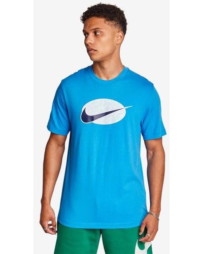 Nike Swoosh T-shirts - Blue