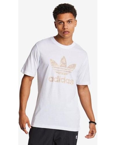 adidas Graphic T-shirts - White