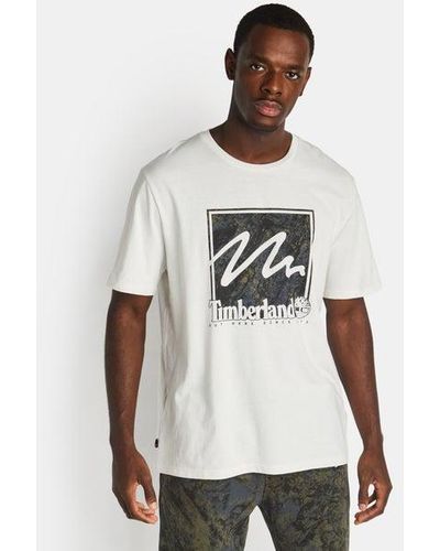 Timberland Camo T-shirts - Wit