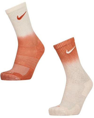 Nike Everyday Cushioned Crew 3 Pack Socks - Brown