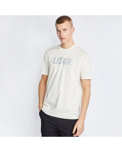 LCKR Wordmark Logo T-Shirts - Blanc