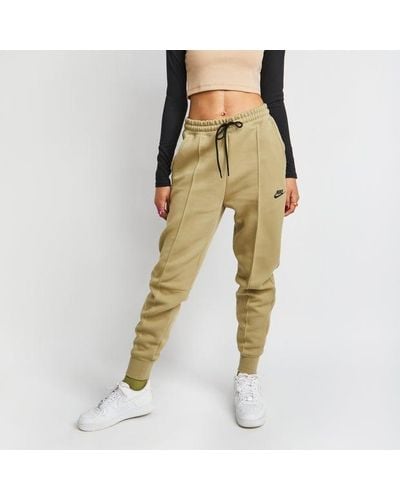 Nike Sportswear Tech Fleece Mid-rise Jogger Trousers - Natural
