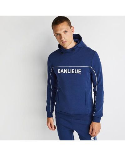 Banlieue B+ Hoodies - Blue