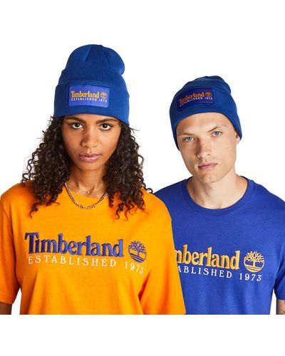 Timberland Established 1973 Knitted Hats & Beanies - Blue
