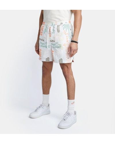 LCKR Retro Sunnyside Pantalones cortos - Blanco