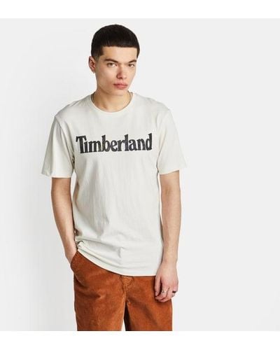 Timberland Camo T-shirts - White