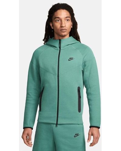 Nike Tech Fleece Hoodies - Green