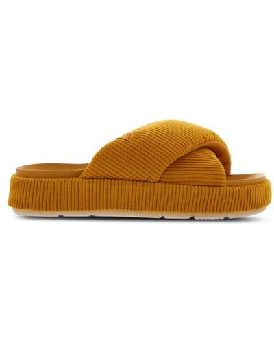 Nike Sophia Slide Flip-flops And Sandals - Brown