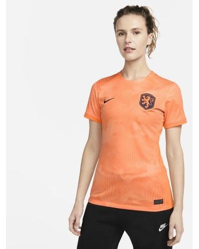 Nike Netherlands 2023 Stadium Home Jerseys/Réplicas - Orange