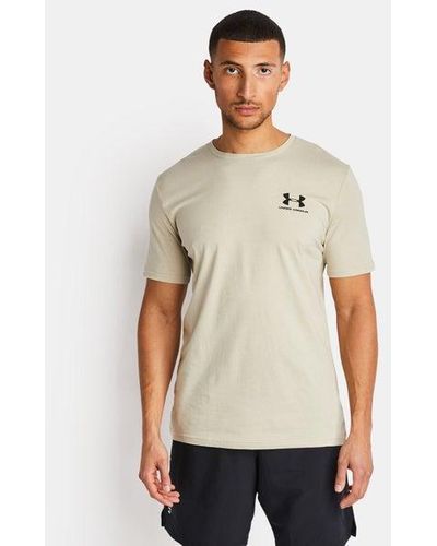 Under Armour Chest Logo T-shirts - Grey