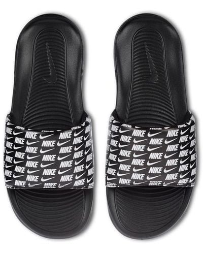 Nike Victori Flip-flops And Sandals - Black