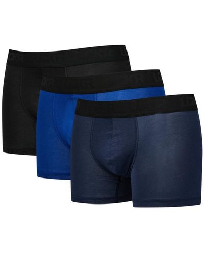 LCKR Trunk 3 Pack Underwear - Blue