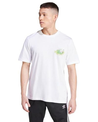 adidas Originals Leisure League Golf T-Shirts - Blanc