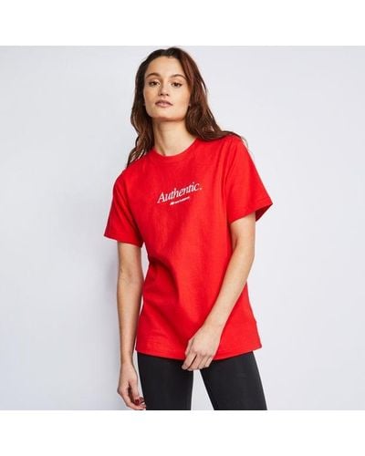 New Balance Athletics T-Shirts - Rouge