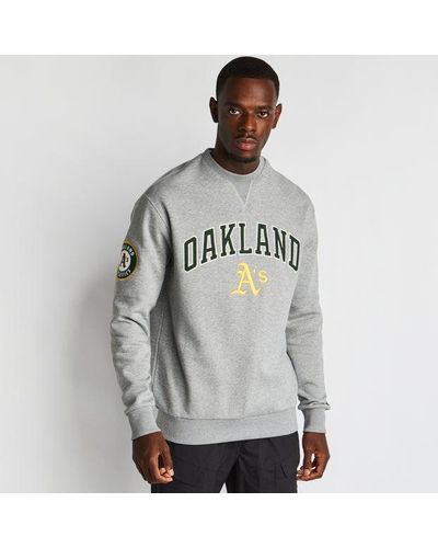 KTZ Mlb Oakland A's Sweatshirts - Grey