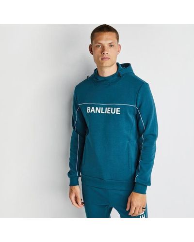 Banlieue B+ Hoodies - Blue