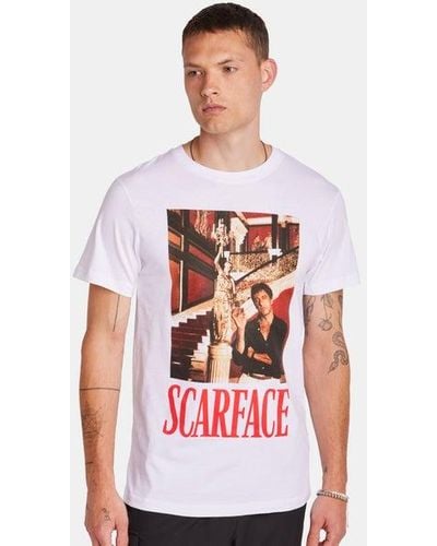 Merchcode Scarface Camisetas - Blanco