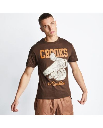 Crooks and Castles Crooks Table T's Shortsleeve T-shirt - Marrone