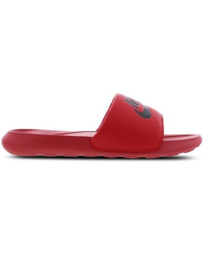 Nike Victori Sandalias y Flip-Flops - Rojo