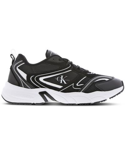 Calvin Klein Retro Tennis Shoes - Black