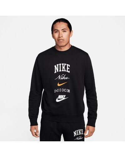 Nike Club Sweatshirts - Zwart