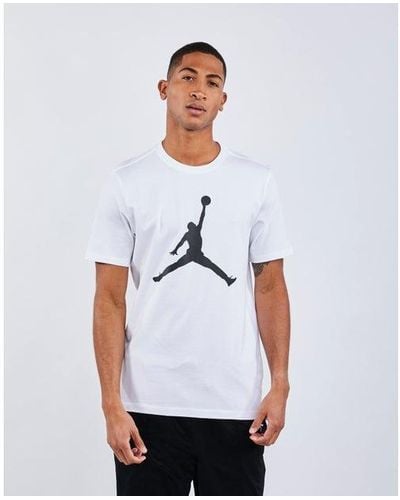 Nike Camiseta m/cJ JUMPMAN SS CREW - Blanco