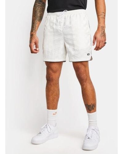 LCKR Retro Sunnyside Shorts - White