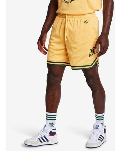adidas Varsity Bball Shorts - Yellow
