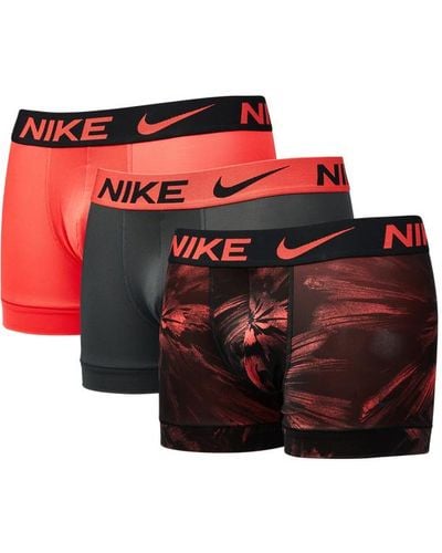 Nike Trunk 3 Pack Ondergoed - Rood