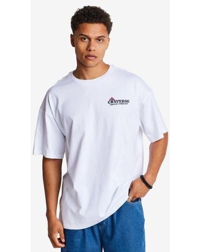 Converse Mushroom House T-shirts - White