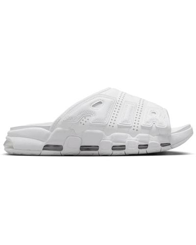 Nike Uptempo Flip-flops And Sandals - White