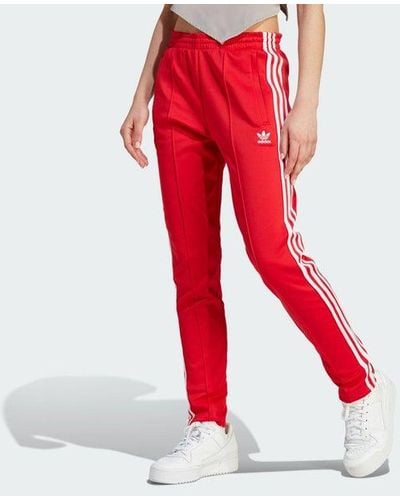 adidas Adicolor Sst Pantalones - Rojo