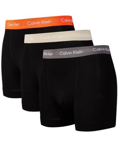 Calvin Klein Trunk 3 Pack Underwear - Black