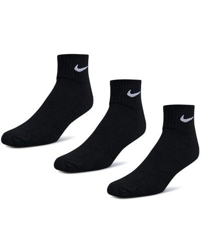 Nike Ankle 3 Pack Sokken - Blauw