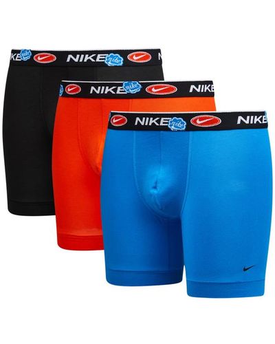 Nike Boxer Brief 3 Pack e Sous-vêtements - Bleu