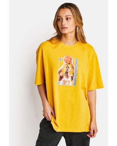 Nike Gfx Camisetas - Amarillo