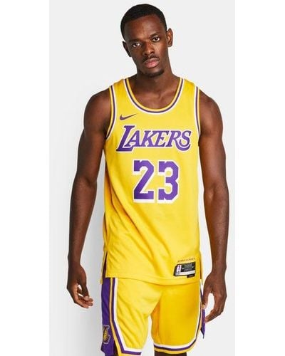 Nike Nba L.james Lakers Swingman - Gelb