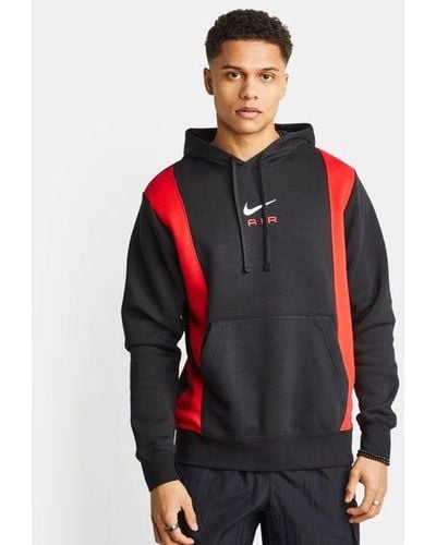 Nike Air Pullover Fleece Hoodie Cotton - Red