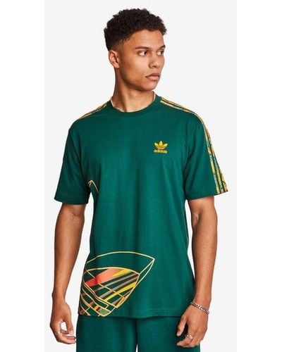 adidas Summer Trefoils T-Shirts - Vert