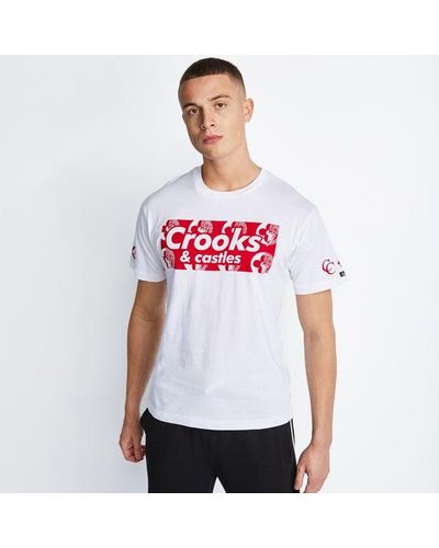 Crooks and Castles Crooks Table T's Shortsleeve T-shirt - Bianco