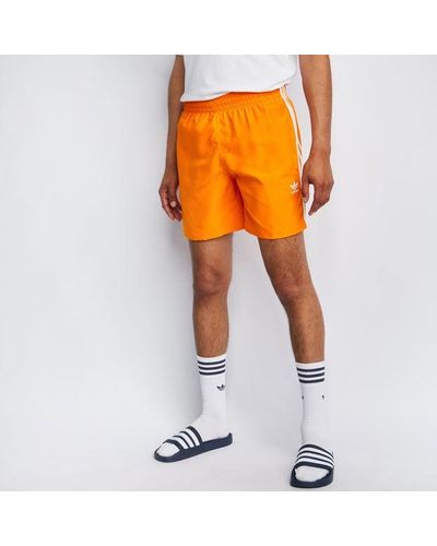adidas Adicolor 3 Stripe Swimshort - Arancione