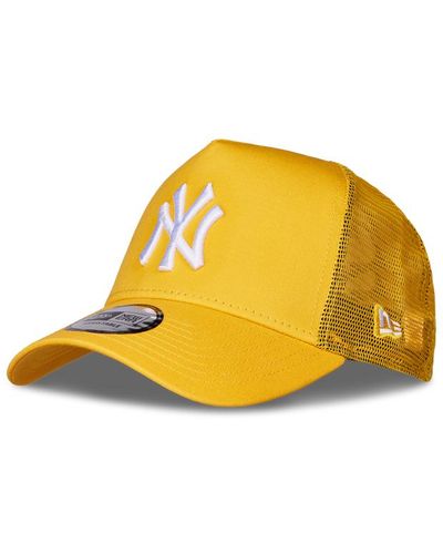 KTZ New York Yankees Trucker Trucker - Yellow