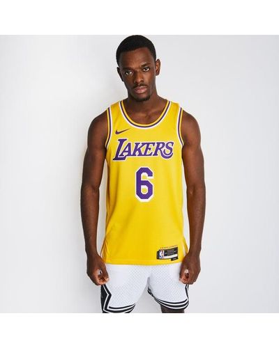 Nike Nba L.james Lakers Swingman - Gelb