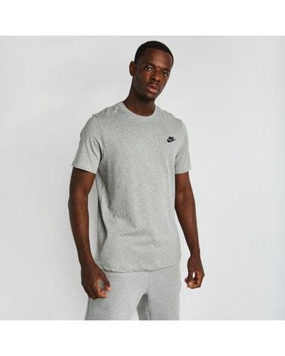 Nike Tee-shirt Sportswear Club pour Homme - Gris