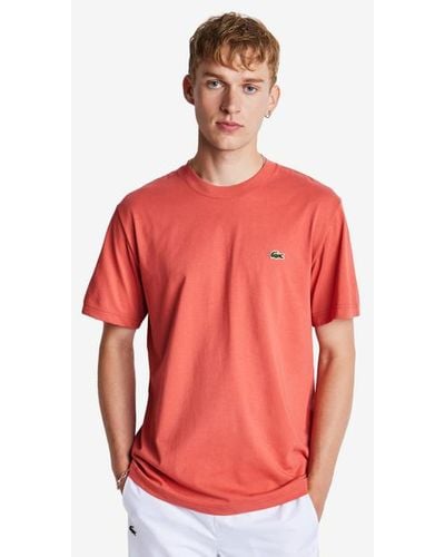 Lacoste Small Croc T-shirts - Red