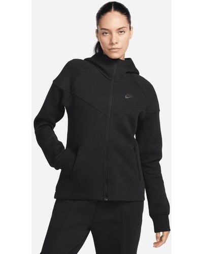 Nike Sportswear Tech Fleece Windrunner Full-zip Hoodie - Black